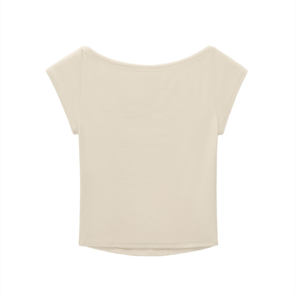 Cowboy Hat Wide Neck Tee