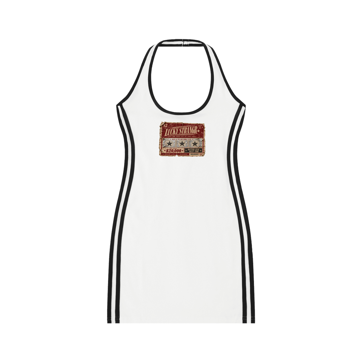 So Lucky Halter Dress