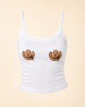 Cowboy Hat Spaghetti Strap Top