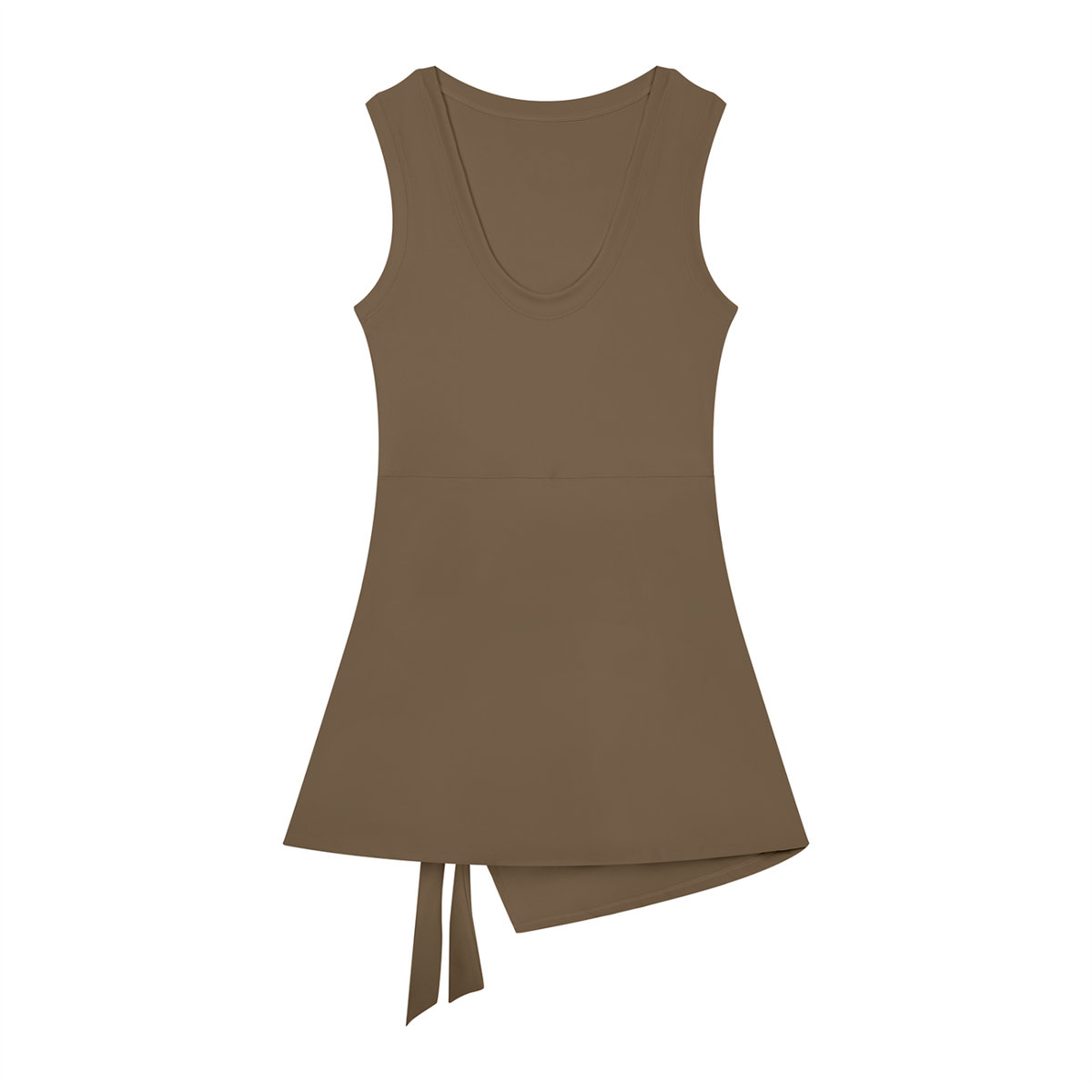 LOW LIGHT MINI DRESS COFFEE