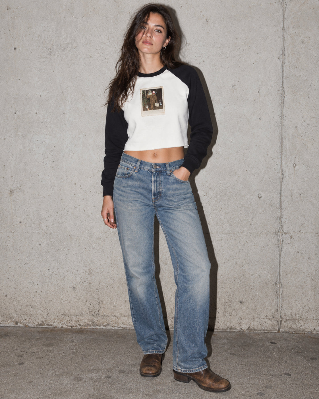 Gone Feral Crop Sweatshirt